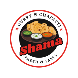 Shama Curry and Chapatti House logo.